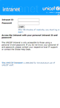 Mobile Screenshot of intranet.unicef.org